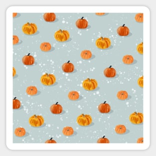 Halloween pumpkins pattern Sticker